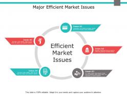 Major efficient market issues pillars ppt powerpoint presentation ideas vector