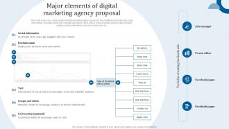 Major Elements Of Digital Marketing Agency Proposal
