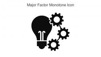 Major Factor Monotone Icon In Powerpoint Pptx Png And Editable Eps Format