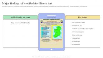 Major Findings Of Mobile Friendliness Test Mobile SEO Guide Internal And External Measures To Optimize