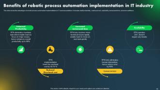 Major Industries Adopting Robotic Process Automation Powerpoint Presentation Slides Image Unique