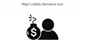 Major Liability Monotone Icon In Powerpoint Pptx Png And Editable Eps Format