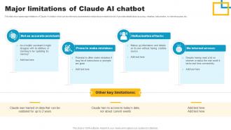 Major Limitations Of Claude Ai Chatbot Claude Ai A More Powerful Ai SS V