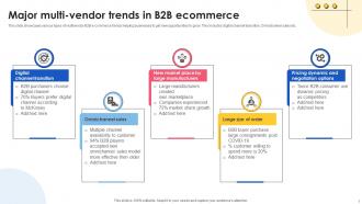 Major Multi Vendor Trends In B2B Ecommerce