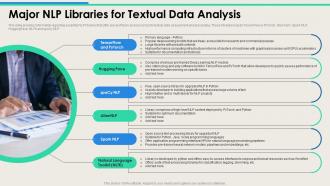 Major NLP Libraries For Textual Data Analysis Technologies And Associated With NLP AI SS