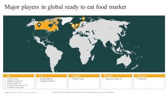 Major Players In Global Ready To Eat Food Market Convenience Food Industry Report