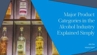 Major Product Categories In The Alcohol Industry Explained Simply PPT Designs AT