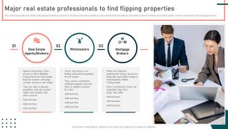 Major Real Estate Professionals To Find Flipping Techniques For Flipping Homes For Profit Maximization