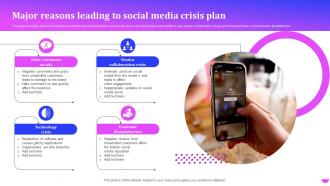 Major Reasons Leading To Social Media Crisis Plan
