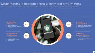 Major Reasons To Manage Online Security And Privacy Issues
