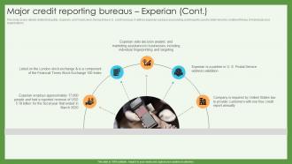 Major Reporting Bureaus Experian Credit Scoring And Reporting Complete Guide Fin SS Downloadable Analytical