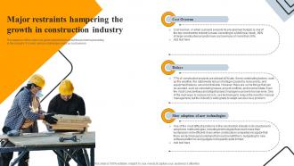 Major Restraints Hampering The Growth Engineering And Construction Business Plan BP SS