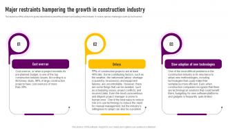 Major Restraints Hampering The Growth In Construction Designing And Construction Business Plan BP SS
