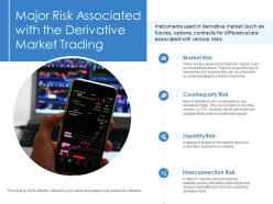 Major Risk Associated With The Derivative Market Trading