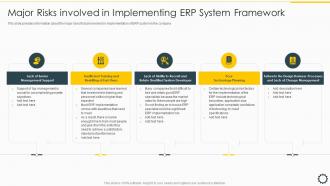 Major Risks Involved In Implementing Overview Cloud ERP System Framework