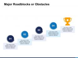 Major Roadblocks Or Obstacles Portfolio Powerpoint Presentation Introduction