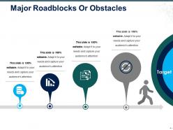 Major Roadblocks Or Obstacles Ppt Icon