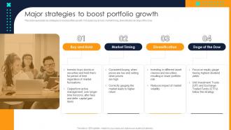 Major Strategies To Boost Portfolio Growth Financial Investment Portfolio Management