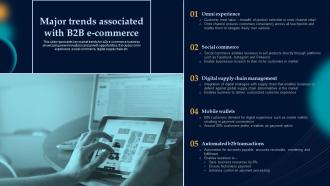 Major Trends Associated With B2b E Commerce Effective Strategies To Build Customer Base In B2b