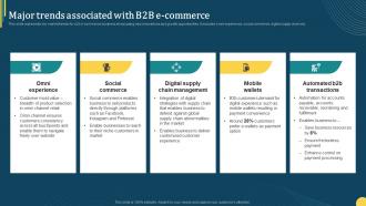 Major Trends Associated With B2b E Commerce Online Portal Management In B2b Ecommerce