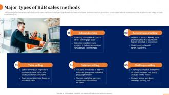 Major Types Of B2b Sales Methods How To Build A Winning B2b Sales Plan