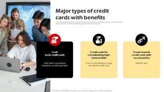 Major Types Of Credit Cards With Benefits Building Credit Card Promotional Campaign Strategy SS V