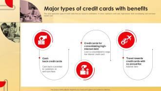 Major Types Of Credit Cards With Benefits Deployment Of Effective Credit Stratergy Ss
