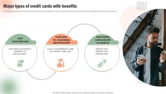 Major Types Of Credit Cards With Benefits Execution Of Targeted Credit Card Promotional Strategy SS V