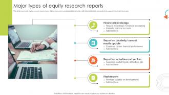 Major Types Of Equity Research Reports