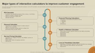 Major Types Of Interactive Calculators To Improve Boost Customer Engagement MKT SS