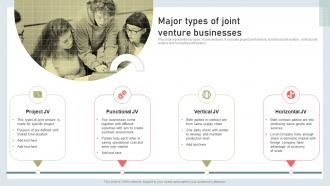 Major Types Of Joint Venture Businesses Building International Marketing MKT SS V