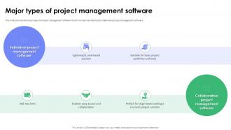 Major Types Of Project Management Software
