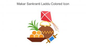 Makar Sankranti Laddu Colored Icon In Powerpoint Pptx Png And Editable Eps Format