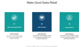 Make Good Sales Retail In Powerpoint And Google Slides Cpb