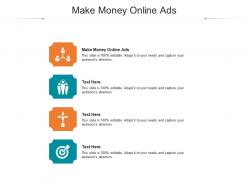 Make money online ads ppt powerpoint presentation professional examples cpb