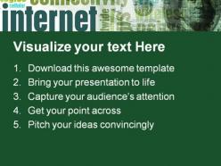 Make money online internet powerpoint templates and powerpoint backgrounds 0711