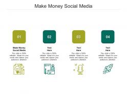 Make money social media ppt powerpoint presentation gallery inspiration cpb