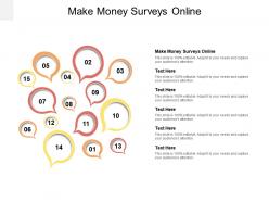 Make money surveys online ppt powerpoint presentation styles visuals cpb