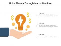 Make Money Through Innovation Icon