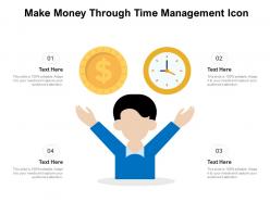 Make Money Through Time Management Icon