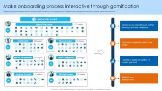 Make Onboarding Process Interactive Through Gamification For New Hire Ppt Sample OB SS V