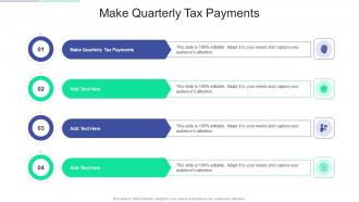 Make Quarterly Tax Payments In Powerpoint And Google Slides Cpb