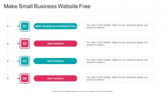 Make Small Business Website Free In Powerpoint And Google Slides Cpb