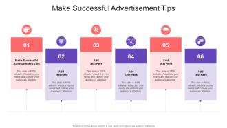 Make Successful Advertisement Tips In Powerpoint And Google Slides Cpb