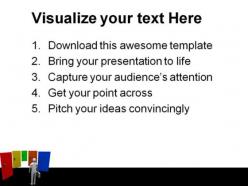 Make your choice metaphor powerpoint templates and powerpoint backgrounds 0811