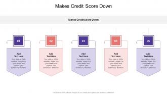 Makes Credit Score Down In Powerpoint And Google Slides Cpb