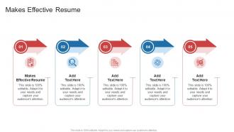Makes Effective Resume In Powerpoint And Google Slides Cpb