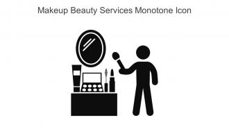Makeup Beauty Services Monotone Icon In Powerpoint Pptx Png And Editable Eps Format