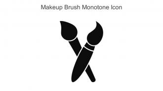 Makeup Brush Monotone Icon In Powerpoint Pptx Png And Editable Eps Format