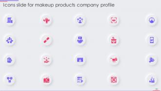 Makeup Product Company Profile Powerpoint Presentation Slides